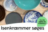 Isenkræmmer søges - foto af tallerkener